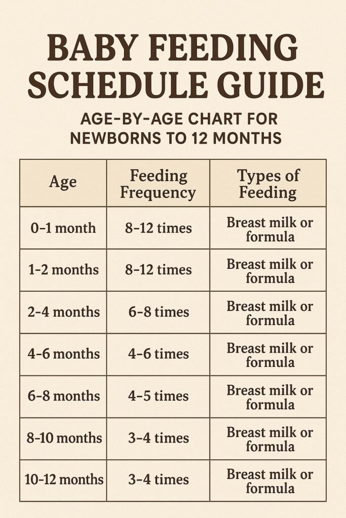 baby feeding schedule guide