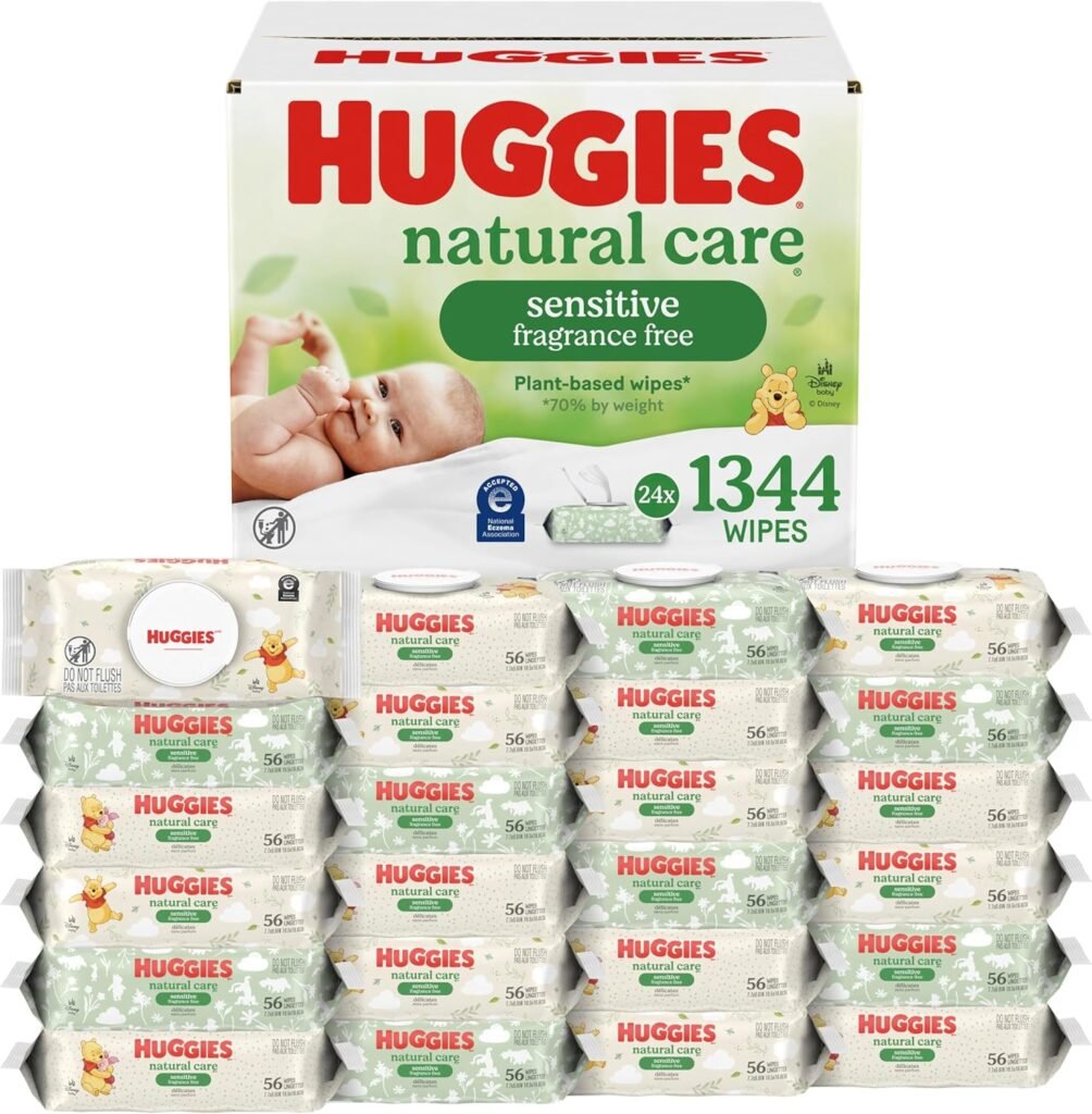 Natural baby wipes